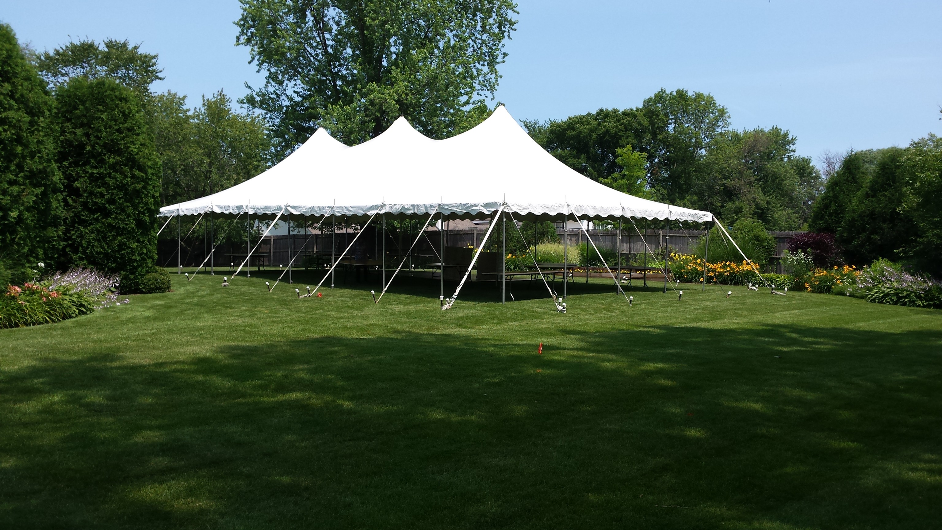 Backyard Party Tent Rental Companies in Chicago Il Chicago Tent and
